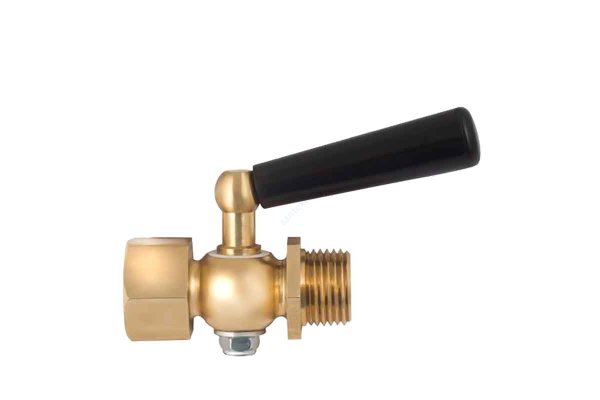 Кран для манометра 3-ходовой латунь Ду 15 Ру25 ВР/НР G1/2"-М20х1,5 с рукояткой без фланца Росма 00000006783