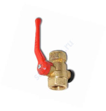 Кран для манометра шаровой латунь 11Б27п11 Цветлит