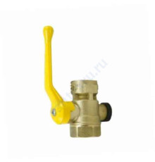 Кран для манометра шаровой латунь 11Б27п10 Цветлит