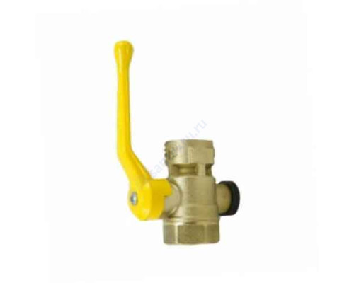 Кран для манометра шаровой латунь 11Б27п10 Цветлит