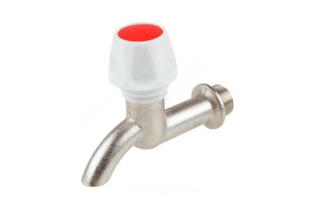 Клапан седловой латунь водоразборный без штуцера КрН15 НР Ру6,3 маховик Цветлит