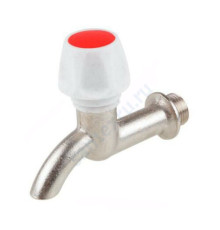 Клапан седловой латунь водоразборный без штуцера КрН15 НР Ру6,3 маховик Цветлит