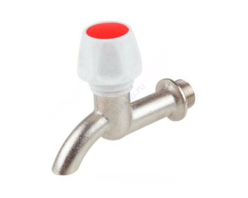 Клапан седловой латунь водоразборный без штуцера КрН15 НР Ру6,3 маховик Цветлит