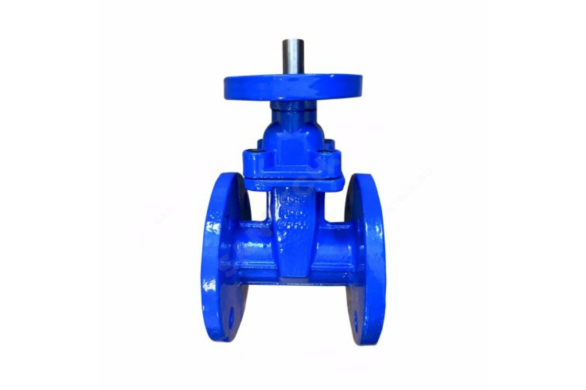 Задвижка чугун 30ч939р аналог МЗВ обрезиненный клин Ду 100 Ру10/16 фл под эл/привод Китай