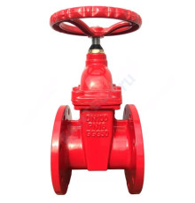 Задвижка чугун 30ч39р аналог МЗВГ обрезиненный клин Ду 250 Ру10/16 фл Китай