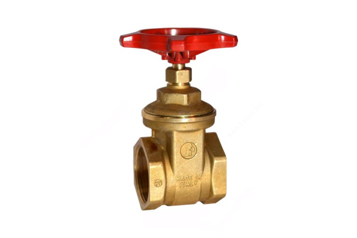 Задвижка клиновая латунь R55 Ду 15 Ру16 ВР маховик Giacomini R55Y003