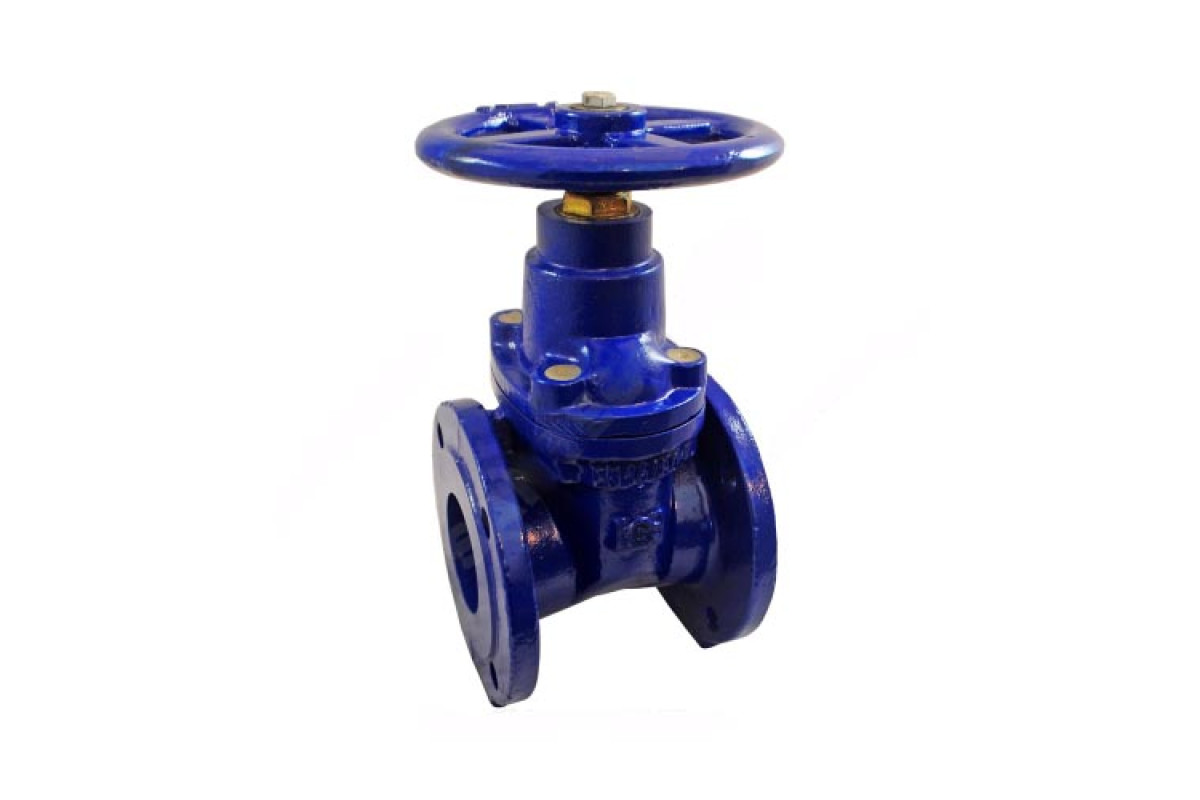 Задвижка чугун аналог МЗВ обрезиненный клин Ду 150 Ру16 до +75 фл Завод им Гаджиева