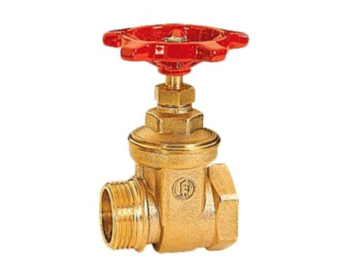 Задвижка клиновая латунь R54 Ду 20 Ру10 ВР/НР маховик Giacomini R54Y004