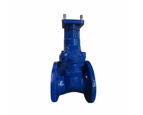 Задвижка чугун 30ч939р МЗВ обрезиненный клин Ду 50 Ру16 до +75 фл под эл/привод Завод им Гаджиева