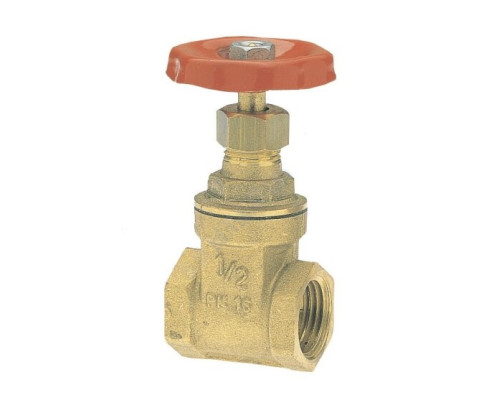 Задвижка клиновая латунь 41 Ду 32 Ру20 ВР маховик Icma 83041AG05