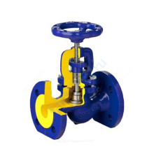 Клапан запорный чугун 215A Ду 80 Ру16 Тмакс=300 оС фл со штурвалом сальниковый Zetkama 215A080C01