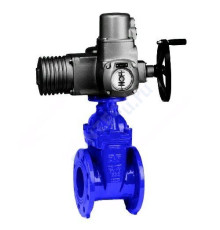 Задвижка чугун 15/42 вода обрезиненный клин фл AVK