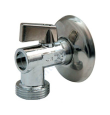 Кран шаровой латунный бытовой хром R614 НР Giacomini