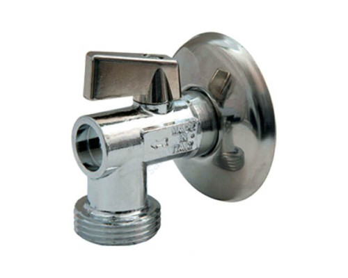 Кран шаровой латунный бытовой хром R614 НР Giacomini