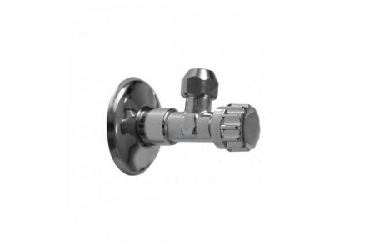 Кран шаровой латунный для смесителя хром угловой НР Ideal Standard