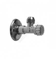 Кран шаровой латунный для смесителя хром угловой НР Ideal Standard