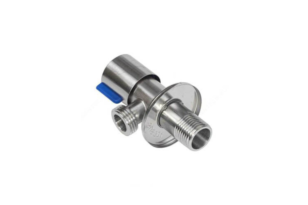 Кран бытовой угловой G1/2"х3/4" Ру10 НР керамическая кран-букса RM-L ATS-1234