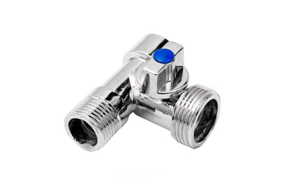 Кран шаровой для стир машин 3-ходовой ВР/НР/НР VRT