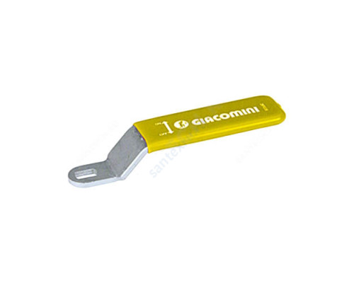 Рукоятка рычажная для крана P31LG 1/4" желтая Giacomini P31LGY001 Рукоятка рычажная для крана P31LG 1/4" желтая Giacomini P31LGY001