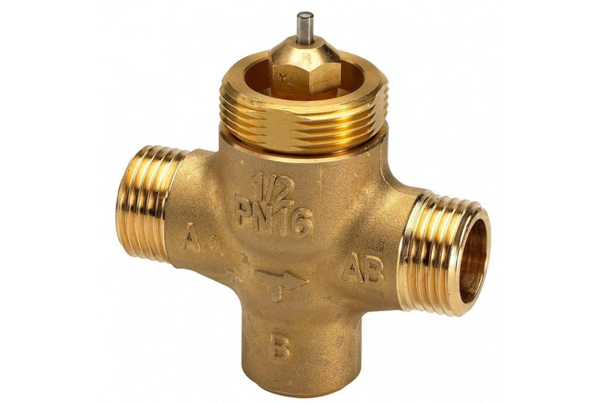 Клапан регулирующий латунь VZL3 Ду 15 Ру16 НР G3/4" Kvs=1м3/ч Danfoss 065Z2083