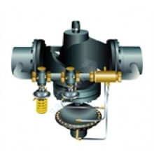 Регулятор давления после себя чугун PCV-VFG 2 Ду 200 Ру16 фл - Kvs=450м3/ч пилотный Danfoss 003G1506