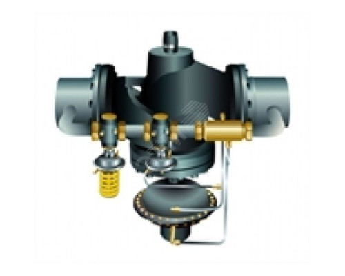 РЕГУЛЯТОР ДАВЛЕНИЯ ПОСЛЕ СЕБЯ ЧУГУН PCV-VFG 2 ДУ 150 РУ40 ФЛ - KVS=320М3/Ч ПИЛОТНЫЙ DANFOSS 003G1565