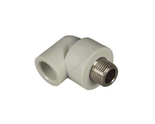 Угольник PP-R комбинированный серый НР Дн 20х1/2" RTP (РосТурПласт) 11049