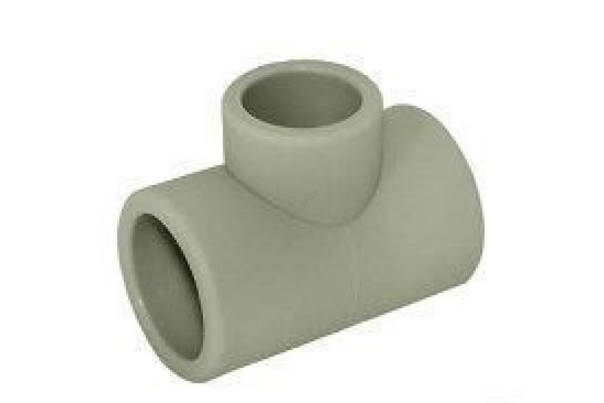 Тройник PP-R серый внутренняя пайка Дн 25 VALFEX 10111025Г