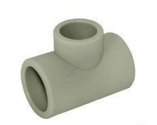 Тройник PP-R серый внутренняя пайка Дн 32 VALFEX 10111032Г