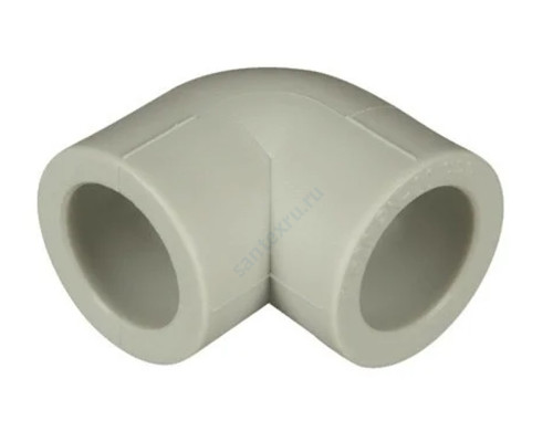 Угольник PP-R переходной серый внутренняя пайка Дн 32х25х90гр RTP (РосТурПласт) 16114
