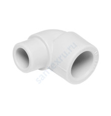 Угольник PP-R белый внутр/наруж пайка Дн 32х90гр Ру25 RTP (РосТурПласт) 19771