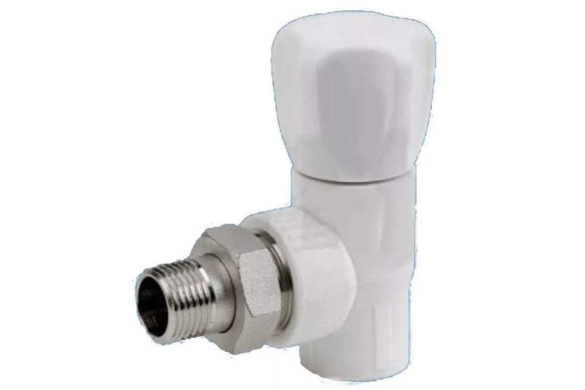 Тройник PP-R комбинированный белый с накидной гайкой Дн 32х1 1/4" VALFEX 11140132
