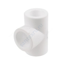 Тройник PP-R белый внутренняя пайка Дн 40 VALFEX 10111040