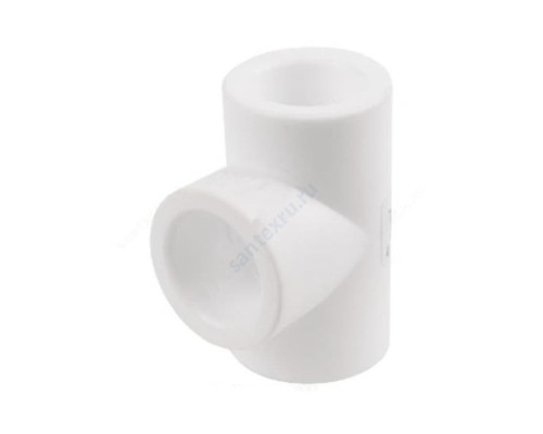 Тройник PP-R белый внутренняя пайка Дн 40 VALFEX 10111040