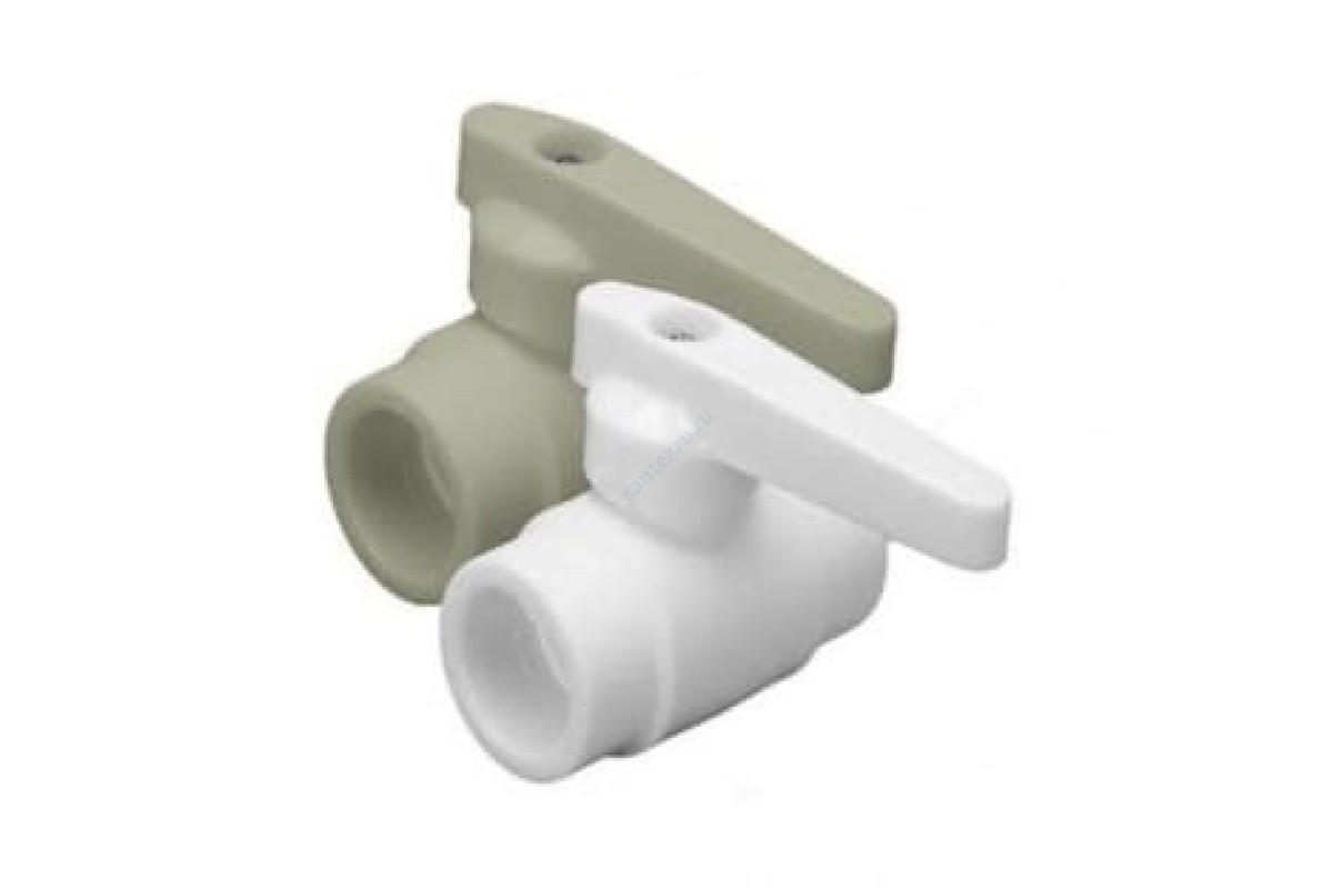 Кран PP-R шаровой серый внутренняя пайка Дн 63 VALFEX 10144063Г