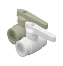 Кран PP-R шаровой серый внутренняя пайка Дн 63 VALFEX 10144063Г