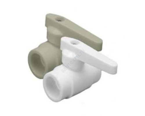 Кран PP-R шаровой серый внутренняя пайка Дн 63 VALFEX 10144063Г