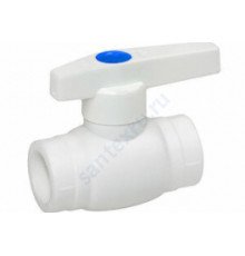 Кран PP-R шаровой белый внутренняя пайка Дн 25 Стандарт RTP (РосТурПласт) 25958