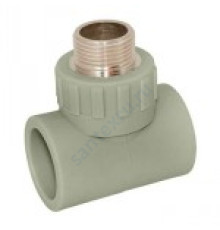 Тройник PP-R комбинированный серый НР Дн 32х1/2" RTP (РосТурПласт) 11000