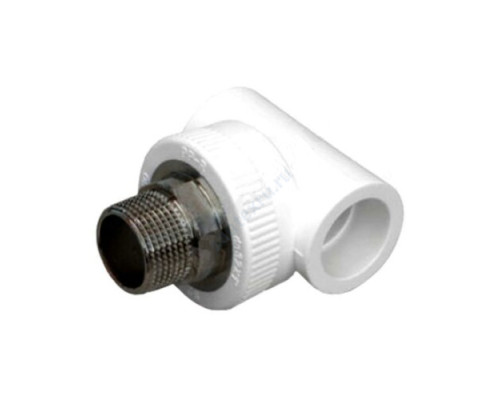 Тройник PP-R комбинированный под ключ белый НР Дн 50х1 1/2" RTP (РосТурПласт)