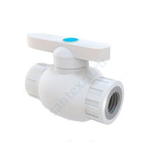 Кран PP-R шаровой белый ВР Дн 20х1/2" RTP (РосТурПласт) 16207