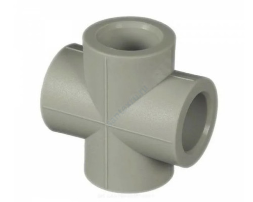 Крестовина PP-R серая внутренняя пайка Дн 32 RTP (РосТурПласт) 10924