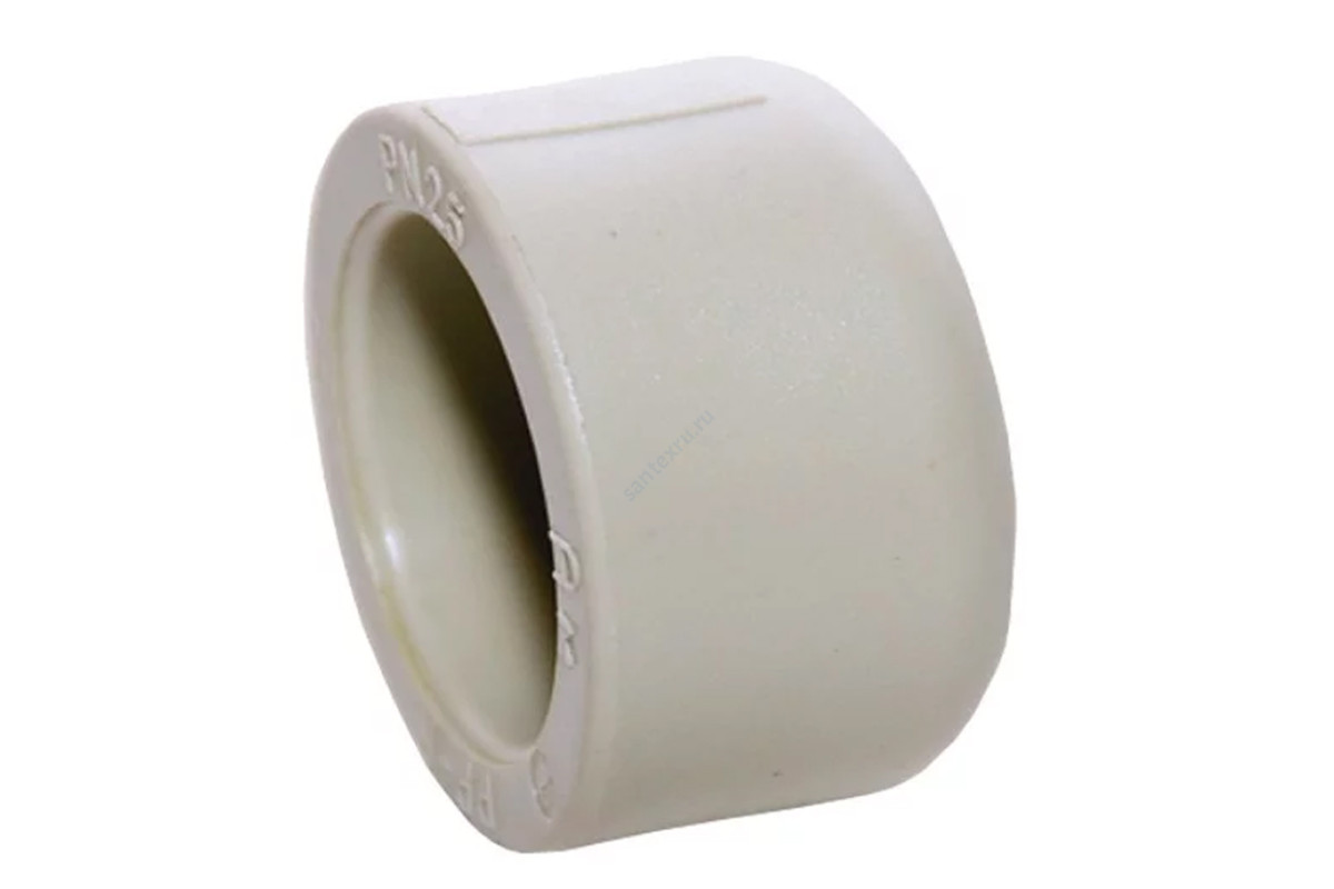 Заглушка (пробка) PP-R серая внутренняя пайка Дн 40 RTP (РосТурПласт) 10911