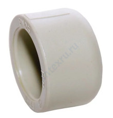 Заглушка (пробка) PP-R серая внутренняя пайка Дн 63 RTP (РосТурПласт) 10913