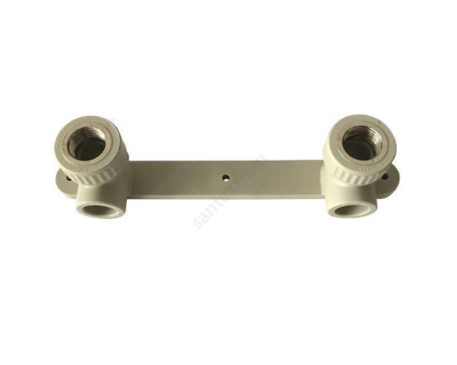 Планка PP-R монтажная серая ВР Дн 25х1/2" VALFEX 10124025Г 