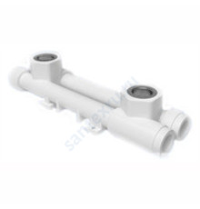 Планка (настенный комплект) PP-R монтажная универсальная белая ВР Дн 20х1/2" под смеситель VALFEX 10123120 