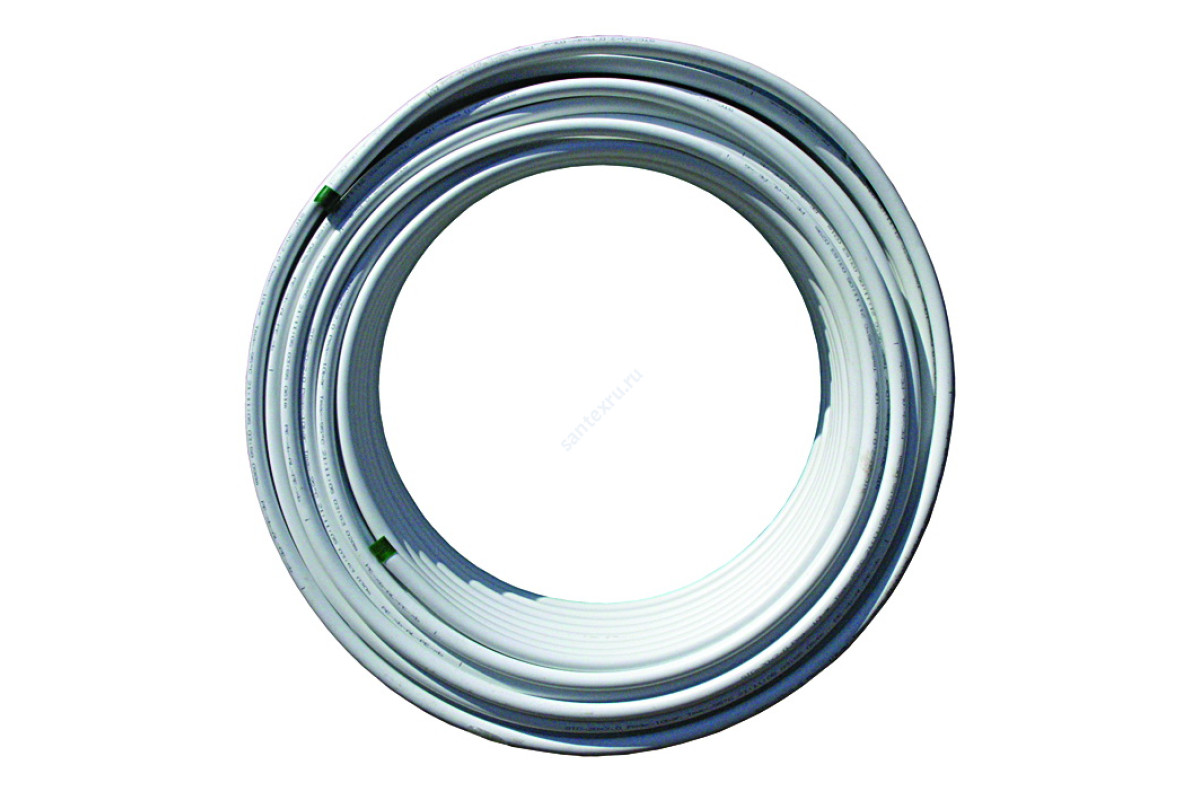 Труба МП PEX-AL-PEX 6001 Дн 16х2,0 Ру10 бухта 100м белый 95С Aquasfera 6001-01