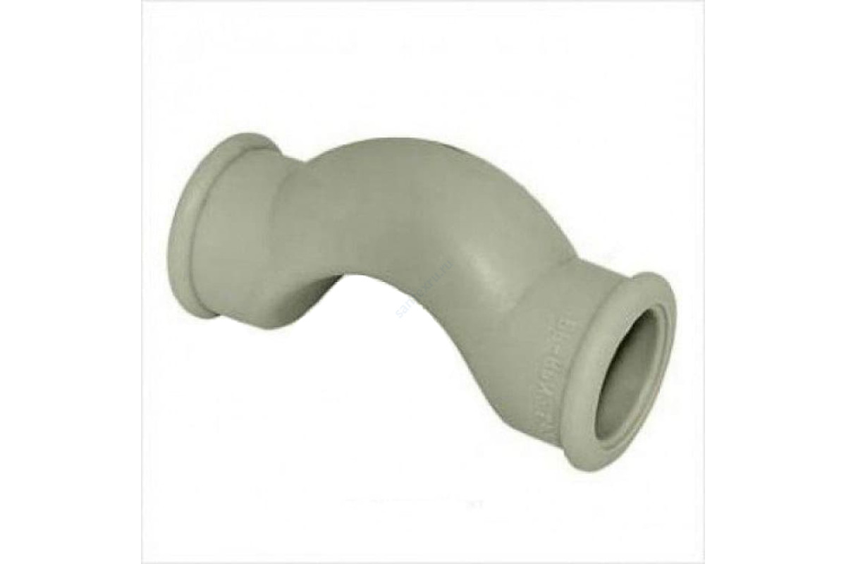 Скоба PP-R серая внутренняя пайка Дн 25 обводная с муфтами RTP (РосТурПласт) 10969