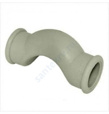 Скоба PP-R серая внутренняя пайка Ду 32 обводная с муфтами RTP (РосТурПласт) 19774