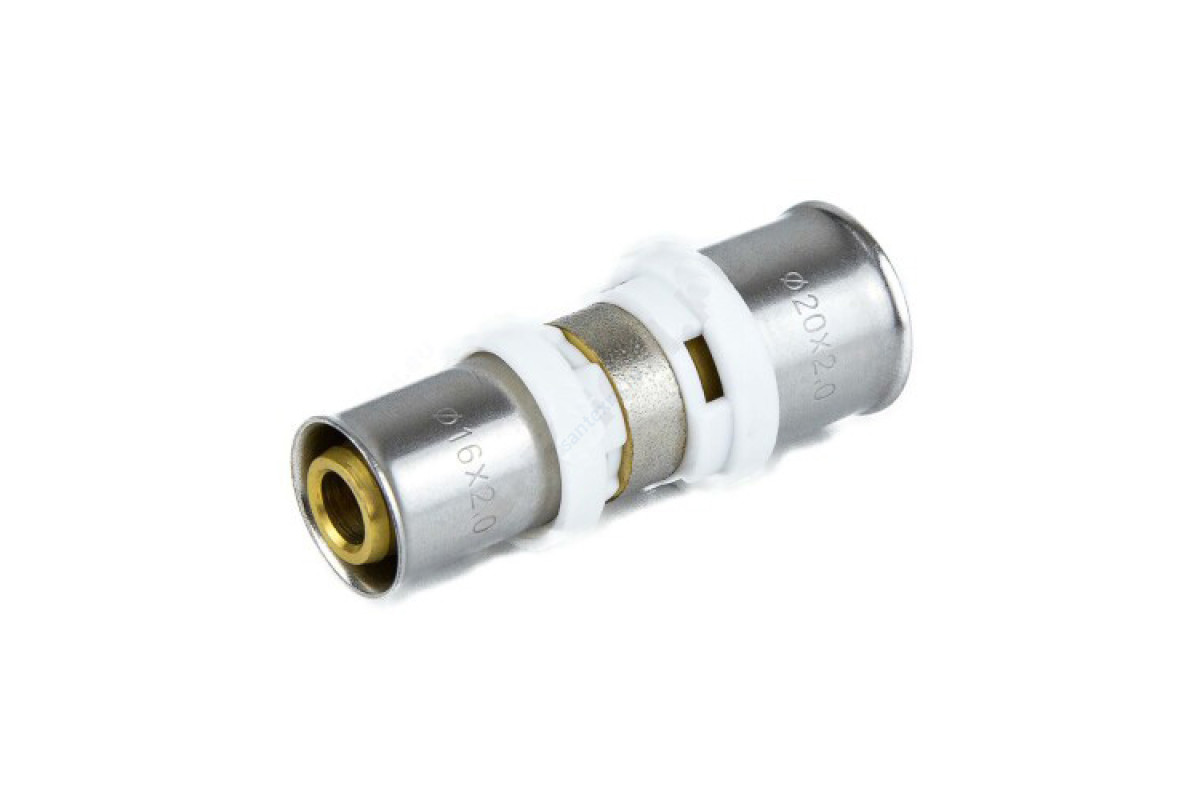 Муфта переходная МП латунь никель пресс 8004 Дн 32х26 ГОСТ 32415-2013 Aquasfera 8004-05